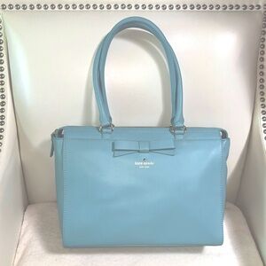**SOLD** Kate Spade ♠️ Blue Bow Tote Bag